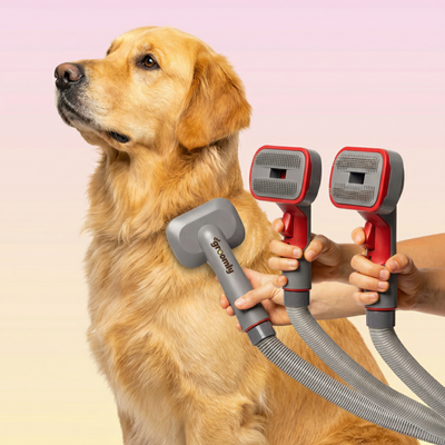THE GROOMLY 3-in-1 Vacuum brush
